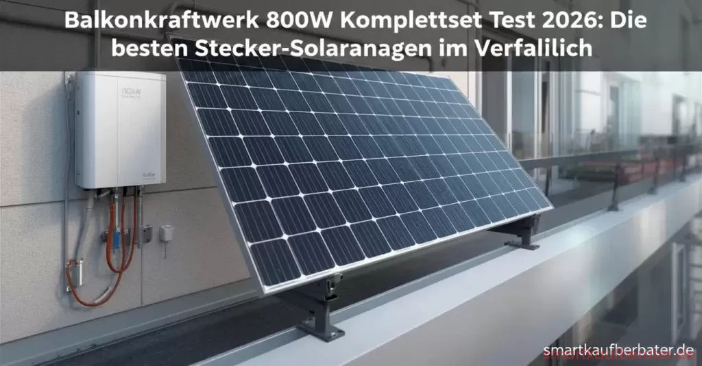 Balkonkraftwerk 800W Komplettset Test 2026: Die besten Stecker-Solaranlagen im Vergleich 1 Balkonkraftwerk 800W Komplettset Test 2026 kaufberater