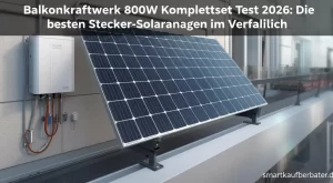 Balkonkraftwerk 800W Komplettset Test 2026: Die besten Stecker-Solaranlagen im Vergleich