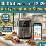 Smarte Heißluftfritteuse Test 2026 Cosori Philips Xiaomi Airfryer App