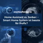 Home Assistant und ioBroker Smart Home Software Logos im direkten technischen Vergleich
