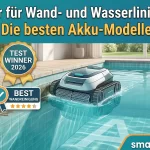 Poolroboter für Wand und Wasserlinienreinigung Test 2026 Dolphin Zodiac Aiper Modelle