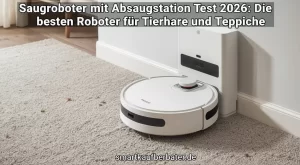 Saugroboter mit Absaugstation Test 2026: Die besten Roboter für Tierhaare und Teppiche