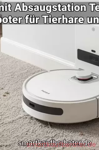 Saugroboter mit Absaugstation Test 2026: Die besten Roboter für Tierhaare und Teppiche Saugroboter mit Absaugstation Test 2026: Die besten Roboter für Tierhaare und Teppiche
