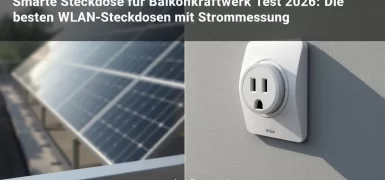 Smarte Steckdose für Balkonkraftwerk Test 2026: Die besten WLAN-Steckdosen mit Strommessung