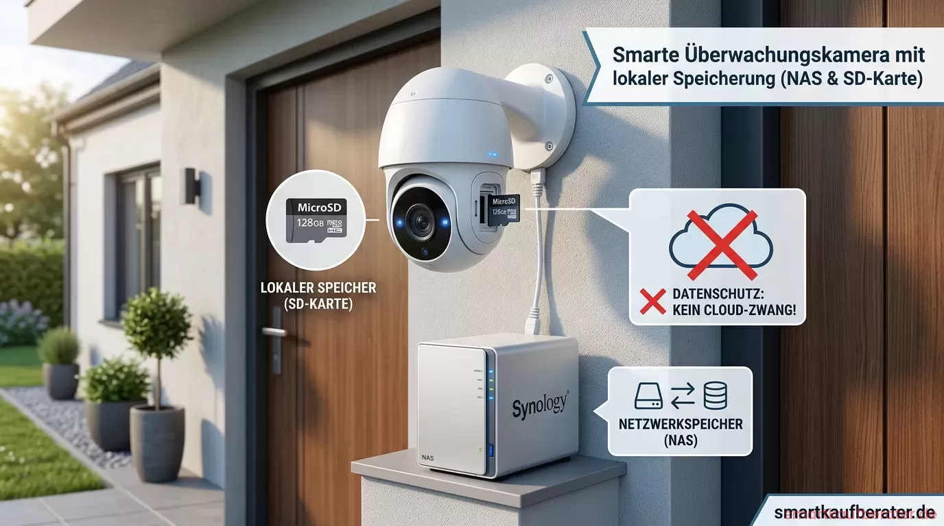 Sicherheitskamera mit MicroSD Karte und RTSP Stream Verbindung im Vergleich