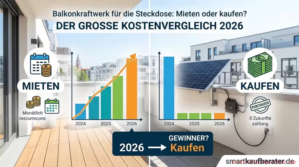 Stecker Solaranlage Montage am Balkon im unbhaengigen Test