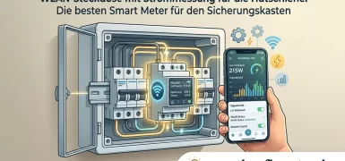 WLAN-Steckdose mit Strommessung für die Hutschiene: Die besten Smart Meter für den Sicherungskasten