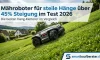 Mähroboter für steile Hänge über 45% Steigung im Test 2026: Die besten Hang-Kletterer
