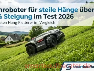 Mähroboter für steile Hänge über 45% Steigung im Test 2026: Die besten Hang-Kletterer Mähroboter für steile Hänge über 45% Steigung im Test 2026: Die besten Hang-Kletterer