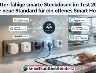 Matter-fähige smarte Steckdosen im Test 2026: Der neue Standard für ein offenes Smart Home Matter-fähige smarte Steckdosen im Test 2026: Der neue Standard für ein offenes Smart Home