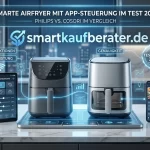 Smarte Heissluftfritteuse Airfryer mit App Steuerung im Test 2026
