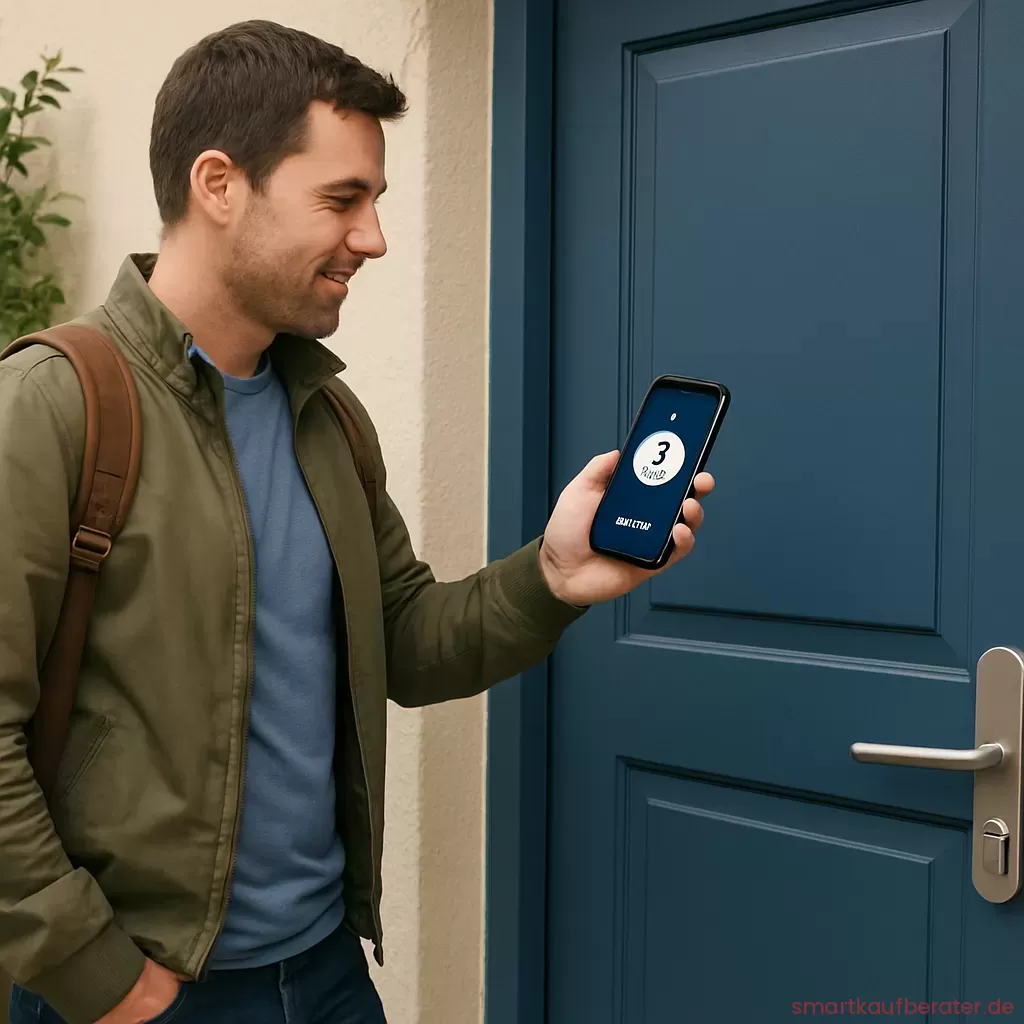 Smarte Haustürkontrolle per Smartphone App von unterwegs