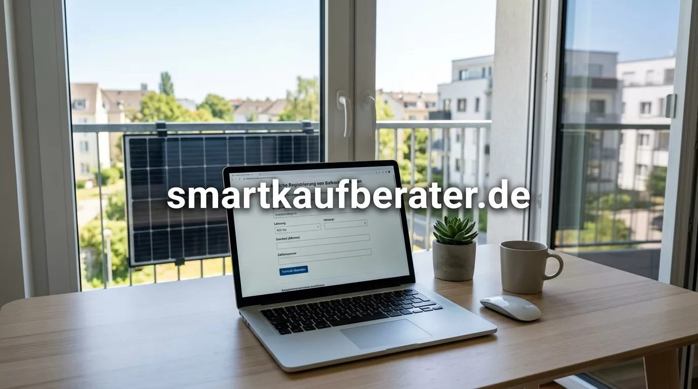 Balkonkraftwerk anmelden Marktstammdatenregister 2026: Anleitung 2 Balkonkraftwerk anmelden Marktstammdatenregister Schritt fuer Schritt 2026