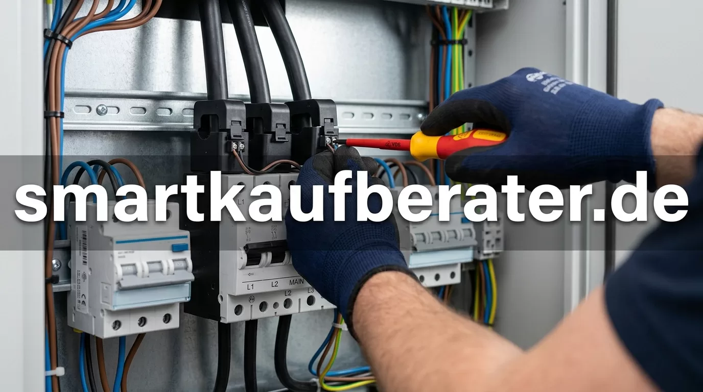 Shelly Pro 3EM Balkonkraftwerk 2026: Nulleinspeisung & Anleitung 3 Shelly Pro 3EM Hutschiene Montage Klappstromwandler 3 Phasen