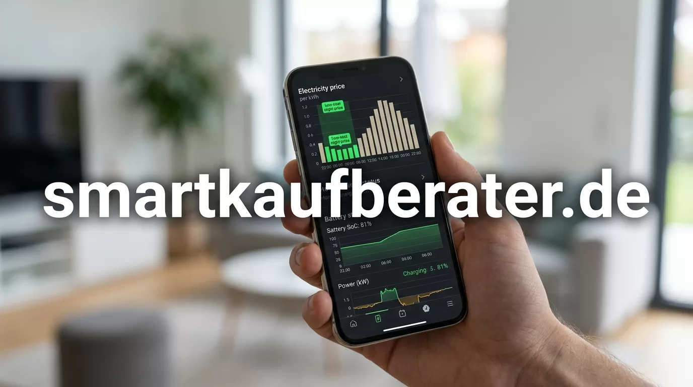 Balkonkraftwerk dynamische Stromtarife 2026: Tibber & Akku Test 4 Balkonkraftwerk Akku Laden Gece Boersenstrompreis App Steuerung