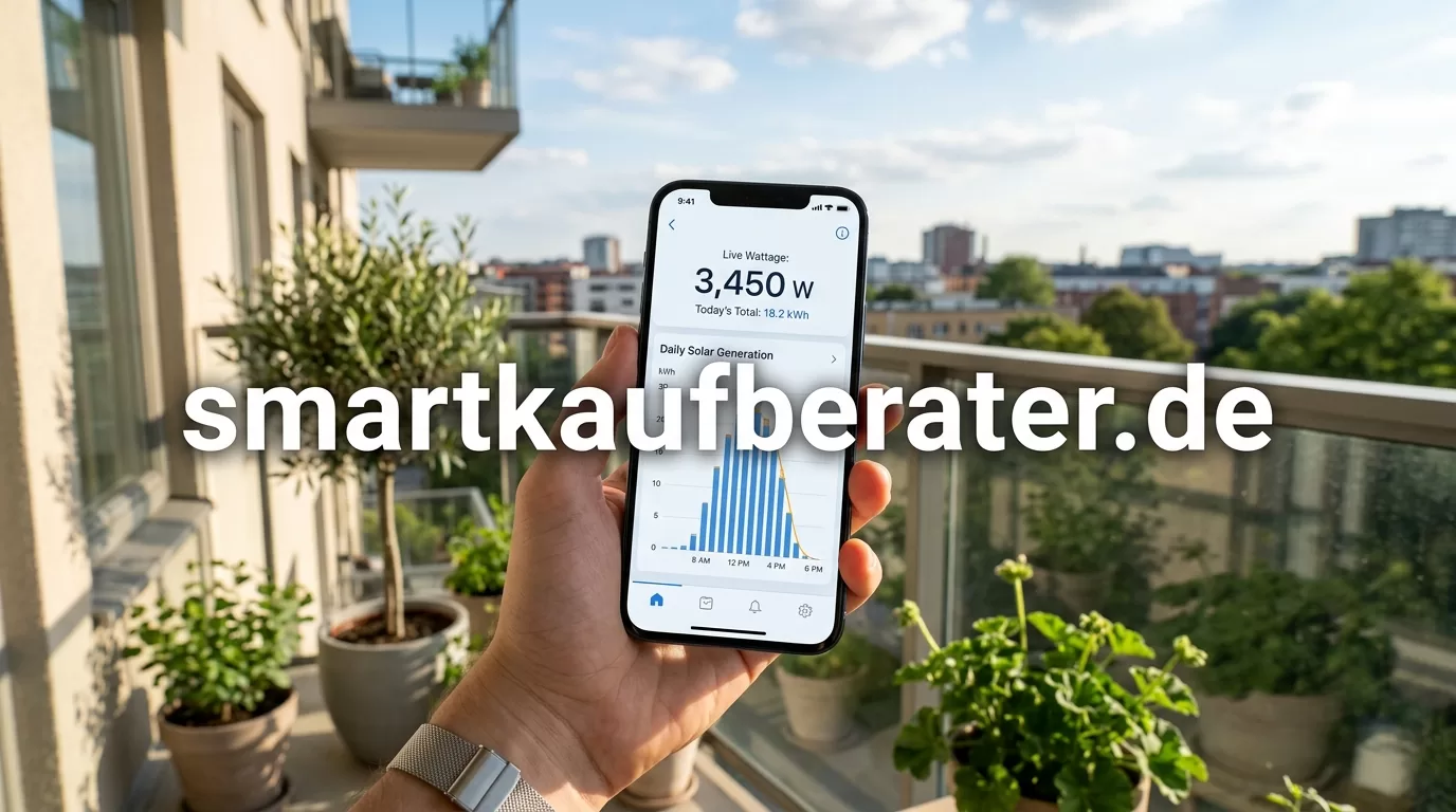 Smarte Steckdose Balkonkraftwerk 2026: Die besten Plugs im Test 4 WLAN Steckdose Solaranlage App Graph Tagesertrag Strommessung