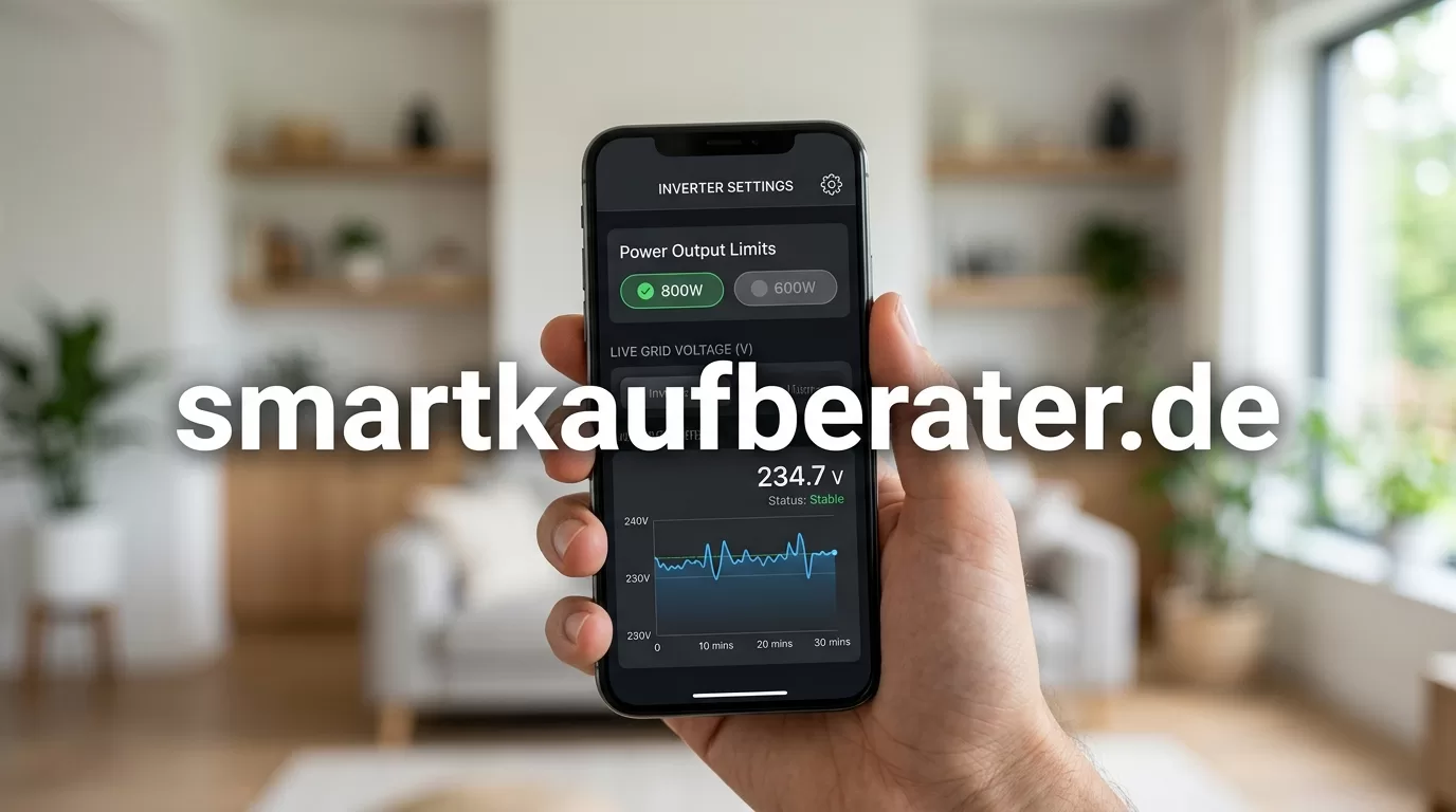 Balkonkraftwerk Wechselrichter 800W Test 2026: Beste Inverter 4 Wechselrichter 800W Drosselung 600W Update App Steuerung