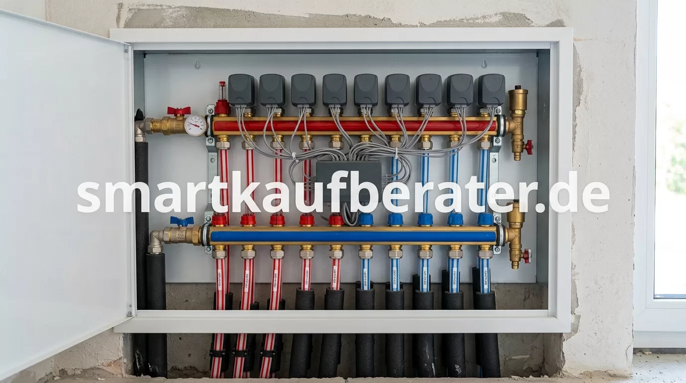 Hydraulischer Abgleich & Smarte Thermostate im Altbau 4 Hydraulischer Abgleich Stellantriebe Heizkreisverteiler Altbau