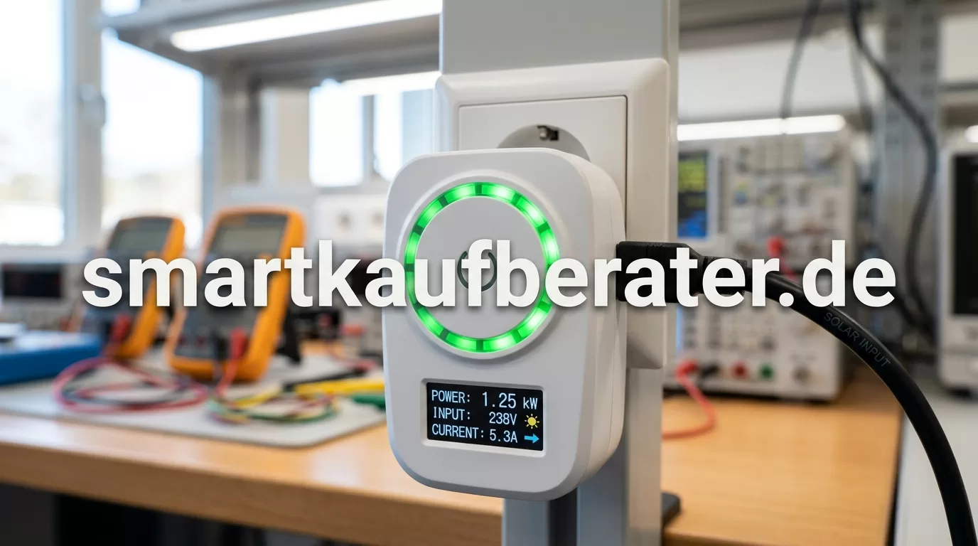 Smarte Steckdose Balkonkraftwerk 2026: Die besten Plugs im Test 3 Smart Plug Energiemessung Balkonkraftwerk Watt Leistung App