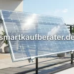 Solar panel on balcony railing 202608011655