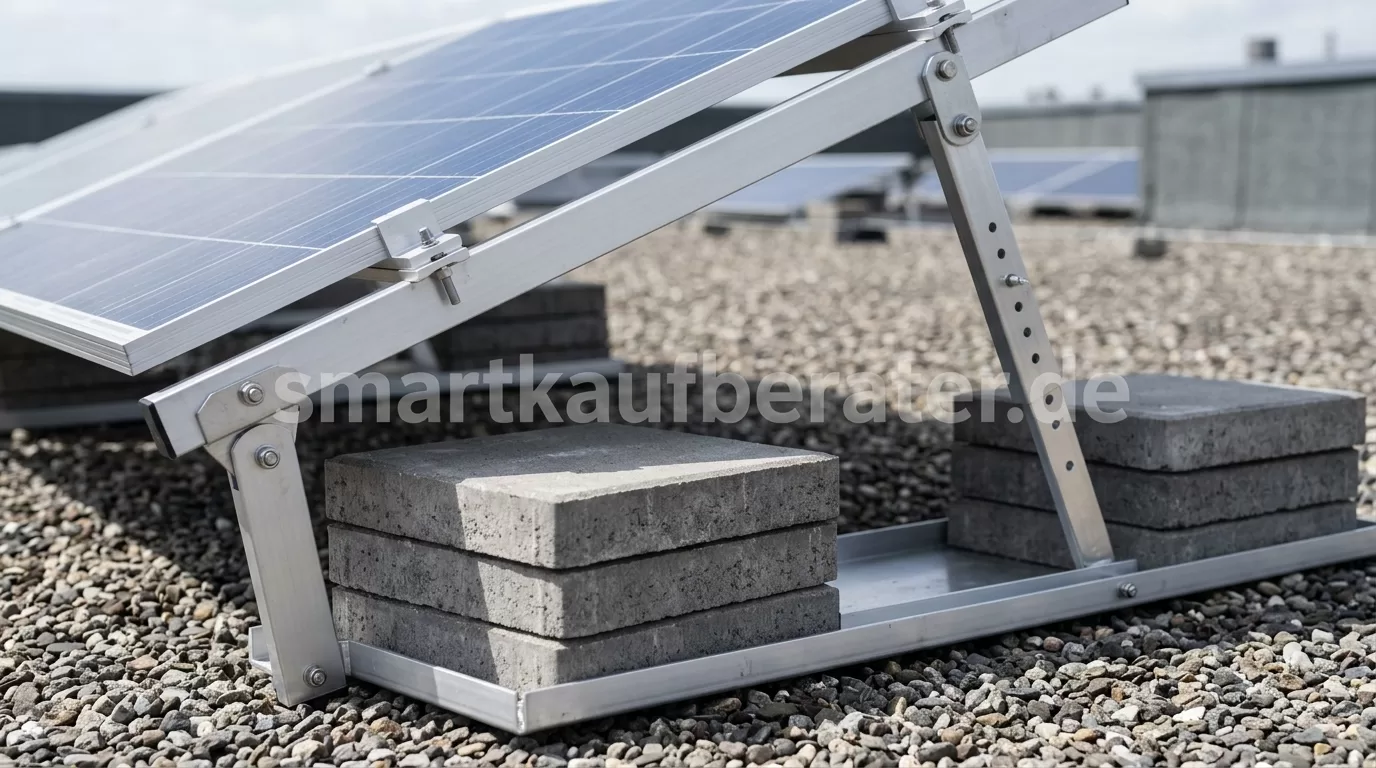 Balkonkraftwerk Befestigung Flachdach Balkon 2026: Die besten Systeme 3 Balkonkraftwerk Flachdach Halterung Aufständerung Ballastierung